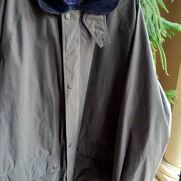 Olive Gray Gant USA Oversized Jacket - Picture 2 of 4